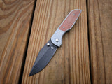 Lukas-P Natural Canvas Micarta Inlay