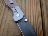 Lukas-P Natural Canvas Micarta Inlay