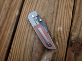 Lukas-P Natural Canvas Micarta Inlay